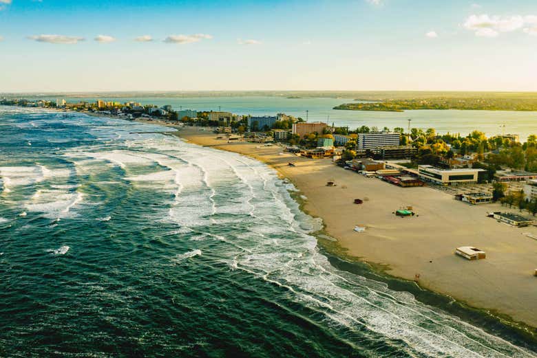 Praia Mamaia no Mar Negro