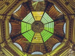 A cúpula da galeria Macca Vilacrosse
