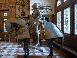 O interior do Castelo de Peres